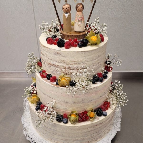 Hochzeitstorte Naked Cake